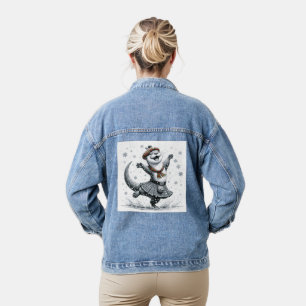 Veste En Jean Joyeux Noël écossais Otter
