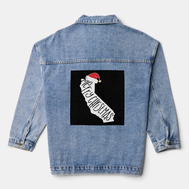 Veste En Jean Joyeux Noël en Californie (Verso)