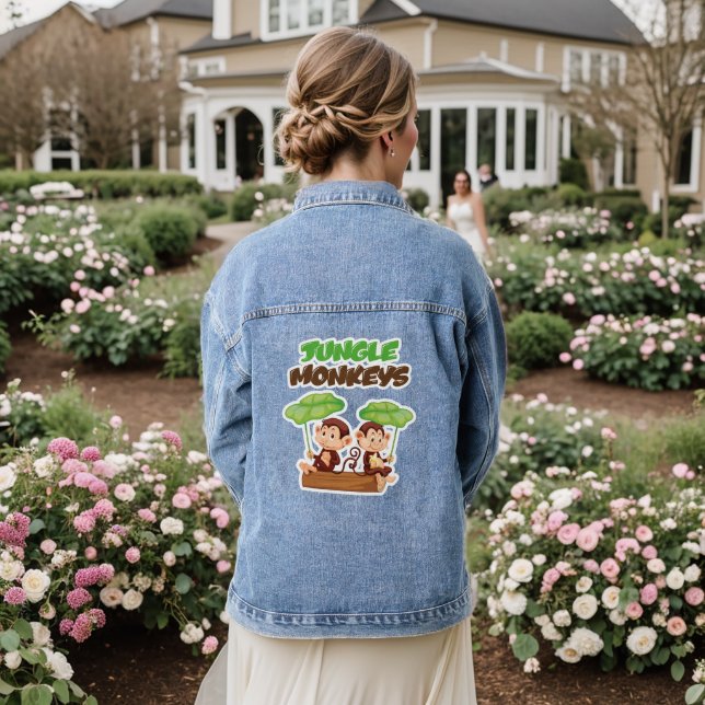 VESTE EN JEAN JUNGLE MONKEYS (Mariage Retour)