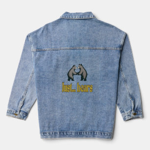 VESTE EN JEAN JUSTE DES OURS