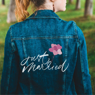 Veste En Jean juste mariée mignonne femme
