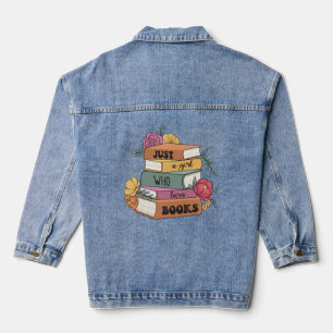 Veste En Jean Juste une fille qui aime le livre