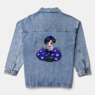Veste En Jean Kawaii Zodiaque Néos Verseau