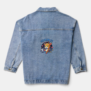 Veste En Jean Kickin It Soccer Joueur Giraffe Ball Filles Garçon