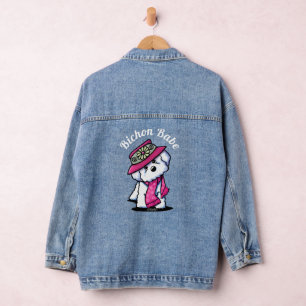 Veste En Jean KiniArt Bichon Frise