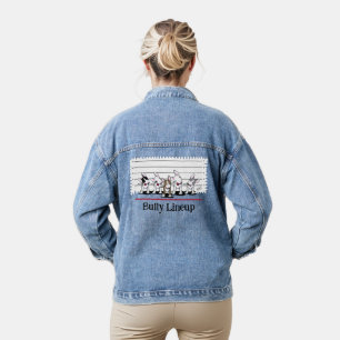 Veste En Jean KiniArt Bully Lineup Bull Terrier