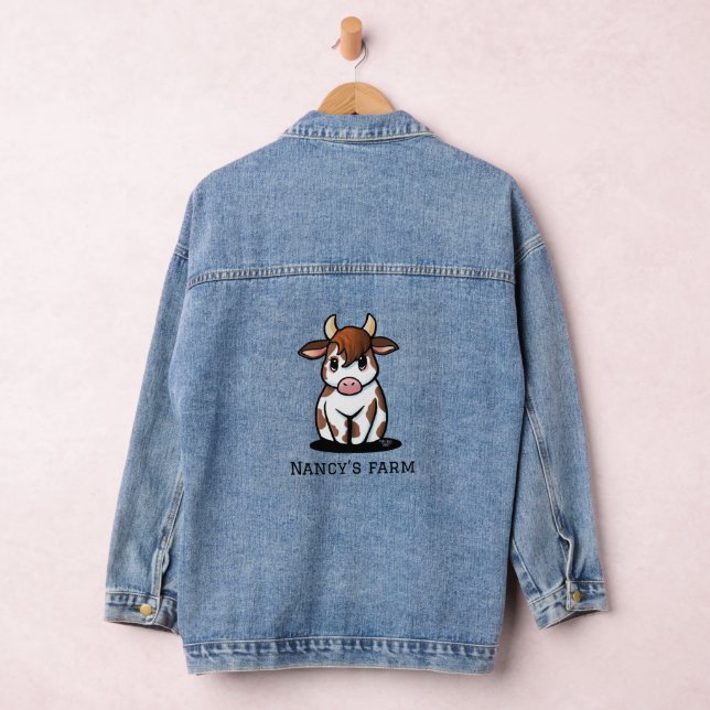 Veste En Jean KiniArt Highland Cow (Hangar)