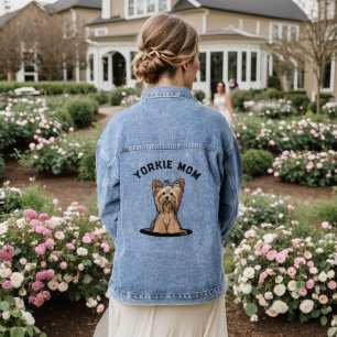 Veste En Jean KiniArt Yorkie