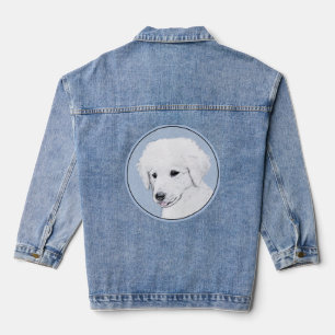 Veste En Jean Kuvasz Peinture - Cute Original Chien Art
