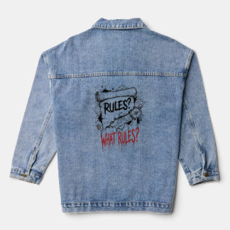 Veste En Jean L.U.S.A - Quelles règles - Esthétique rebelle