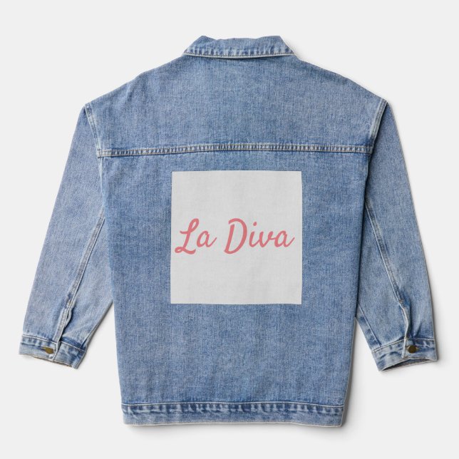 Veste En Jean La Diva   (Verso)