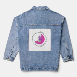 Veste En Jean La guérison est ma révolution silencieuse – Citati