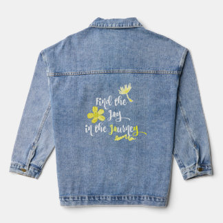 Veste En Jean La joie inspirante dans le voyage