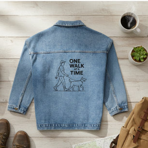 Veste En Jean La Marche Consciente - T-shirt pour amateur de chi