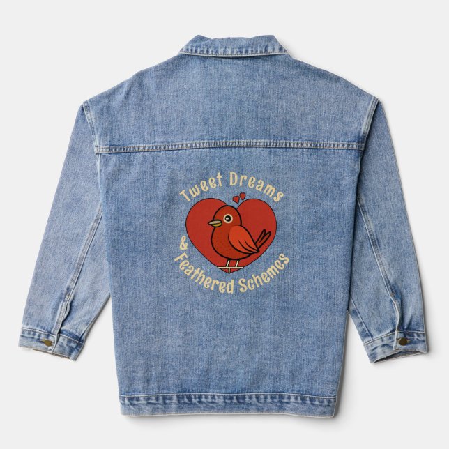 Veste En Jean la Saint-Valentin (Verso)