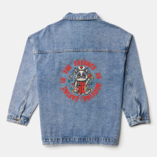 Veste En Jean La Soin Est L'Essence Des Soins Infirmiers