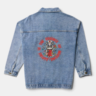 Veste En Jean La Soin Est L'Essence Des Soins Infirmiers