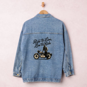 Veste En Jean La vie à moto : L'esprit motard