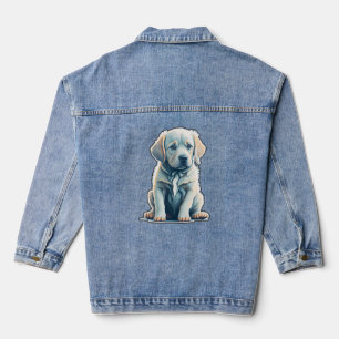 Veste En Jean Labrador Retriever Calme Puppy