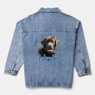 Veste En Jean Labrador Retriever (chocolat) Nom