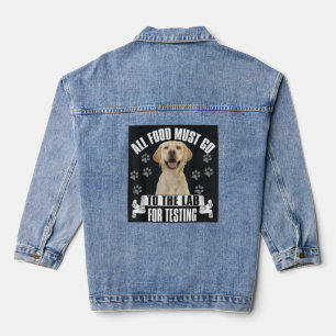 Veste En Jean Labrador Tous Les Aliments Doivent Aller Au Labora