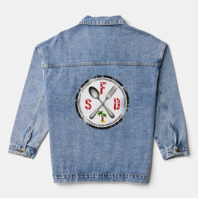Veste En Jean Ladies Denim Jacket (Verso)
