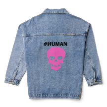 Lady's #HUMAN Long Sleeve Denim Jacket