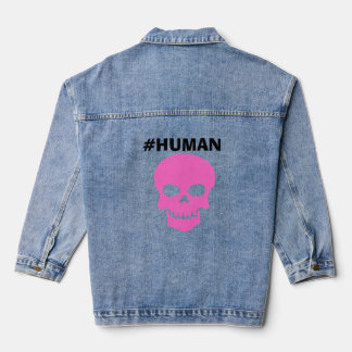 Veste En Jean Lady's #HUMAN Long Sleeve Denim Jacket