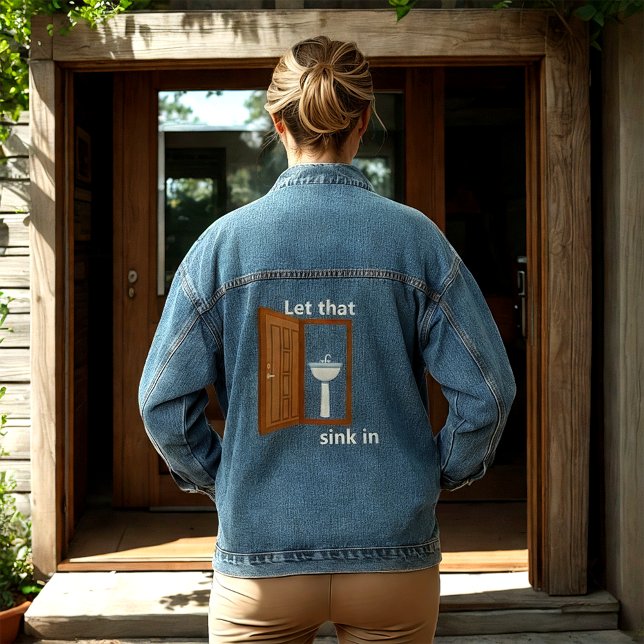 Veste En Jean Laisse-Le S'Entendre (Créateur téléchargé)