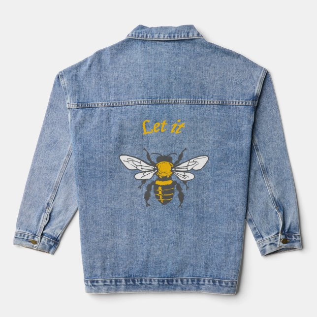 Veste En Jean Laisse-le tomber ! (Verso)