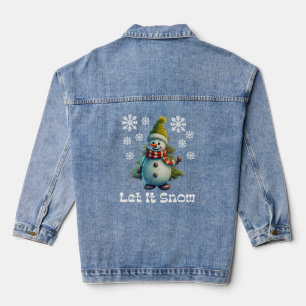Veste En Jean Laisser neiger hiver Snowman