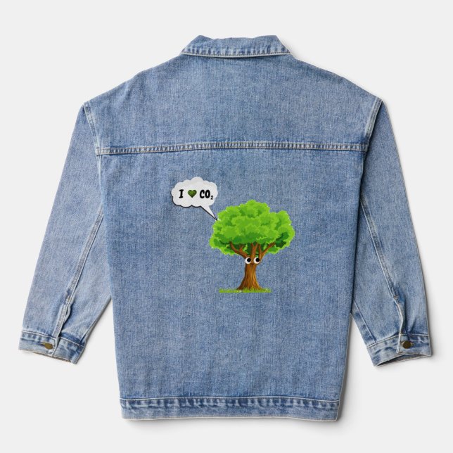 Veste En Jean L'Amour de la nature (Verso)