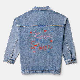 Veste En Jean - L'amour est l'amour Tri-Blend Chemise