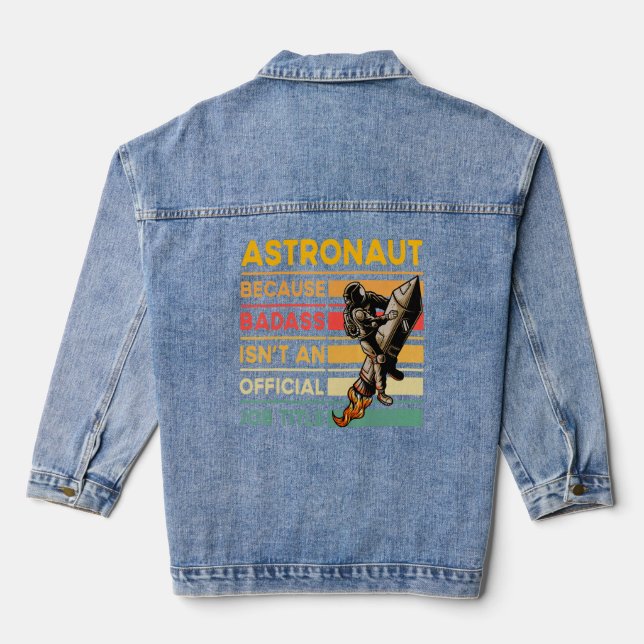 Veste En Jean L'astronaute dit 1 (Verso)