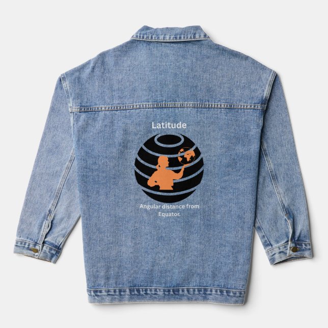 Veste En Jean Latitude Explorer Texas Orange Tee (Verso)