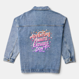 Veste En Jean L'aventure attend Tee