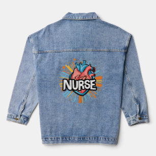 Veste En Jean Le battement de coeur d'une infirmière