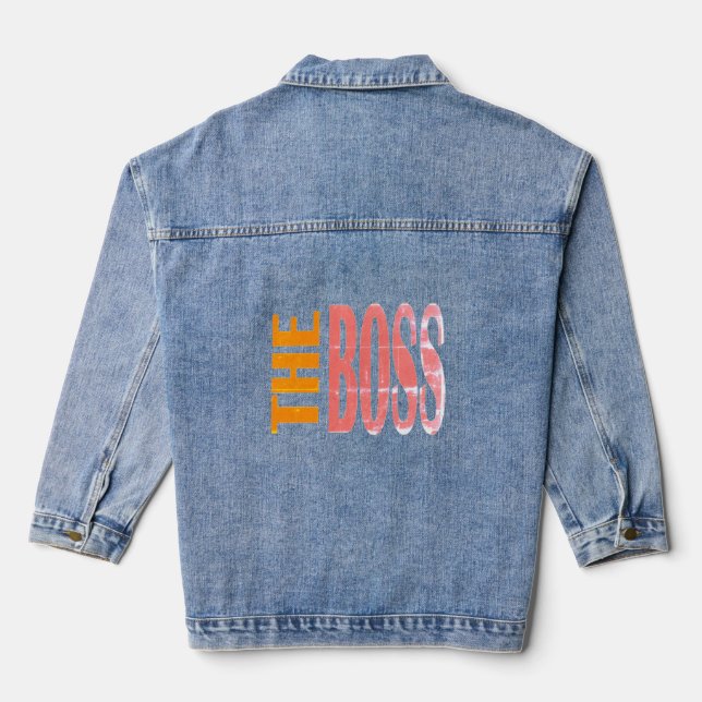 Veste En Jean LE BOSS - grunge (Verso)