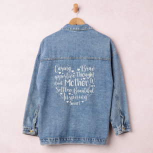 Veste En Jean Le coeur de maman