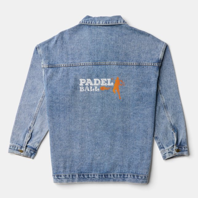 Veste En Jean Le design du sport Padel (Verso)