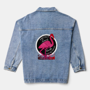 Veste En Jean Le gardien des flamants roses