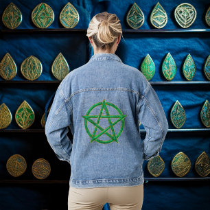 Veste En Jean Le Gardien Vert : Le Pentagram Malachite