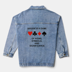 Veste En Jean Le Pont Est Un Jeu De Signes Symboles Significatio