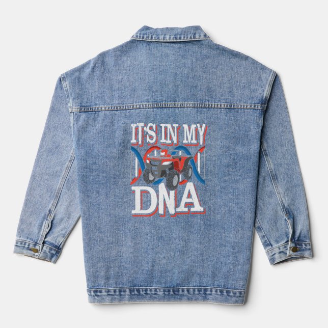 Veste En Jean Le quad ATV est dans mon ADN Gag (Verso)