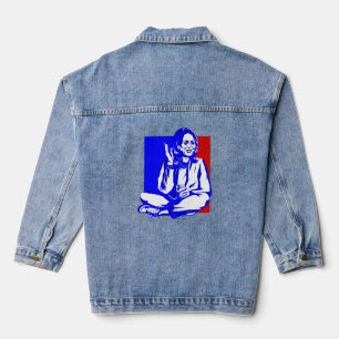 Veste En Jean le vice-président kamala harris patriotique