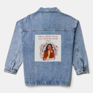 Veste En Jean Légèrement Amer et Plein de Chaos