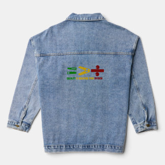 Veste En Jean l'égualité est plus grande que la division