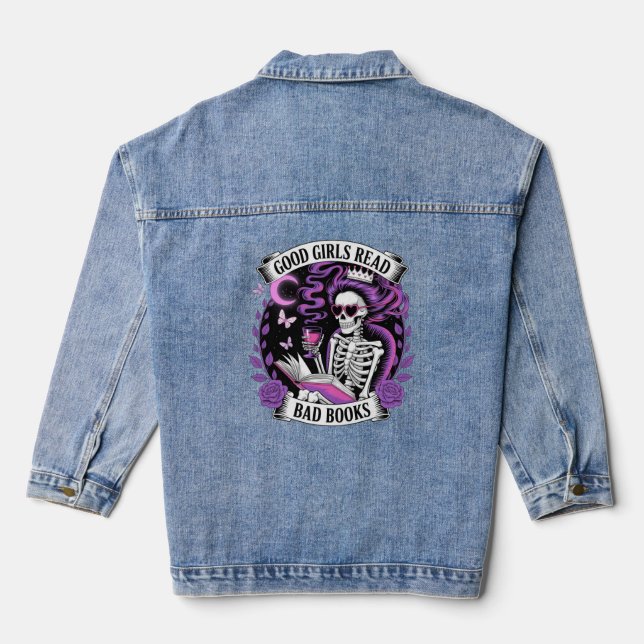 Veste En Jean Les Bonnes Filles Lisent Les Mauvais Livres (Verso)