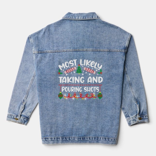 Veste En Jean Les tirs de Noël les plus probables (Verso)