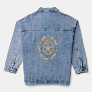Veste En Jean Les yeux sont inutiles occultisme et wicca